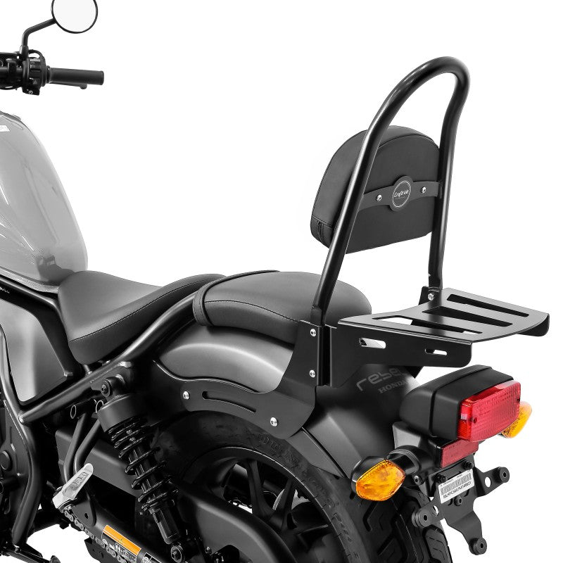 Sissy Bar CS M+Portbagaj Honda Rebel 500 17-23 DP206