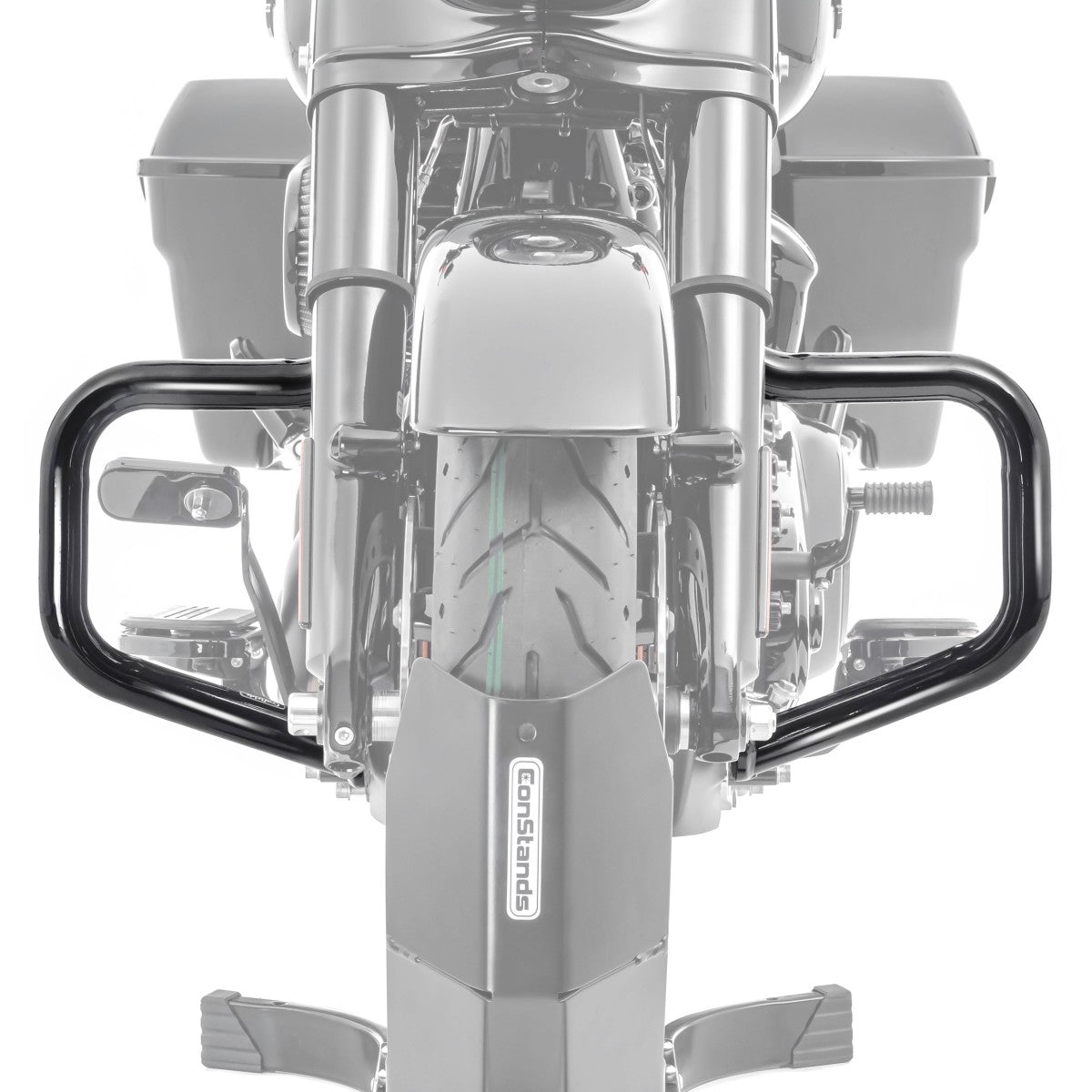 Crash bar pentru Harley Davidson Touring 09-23, Negru Protectie motor