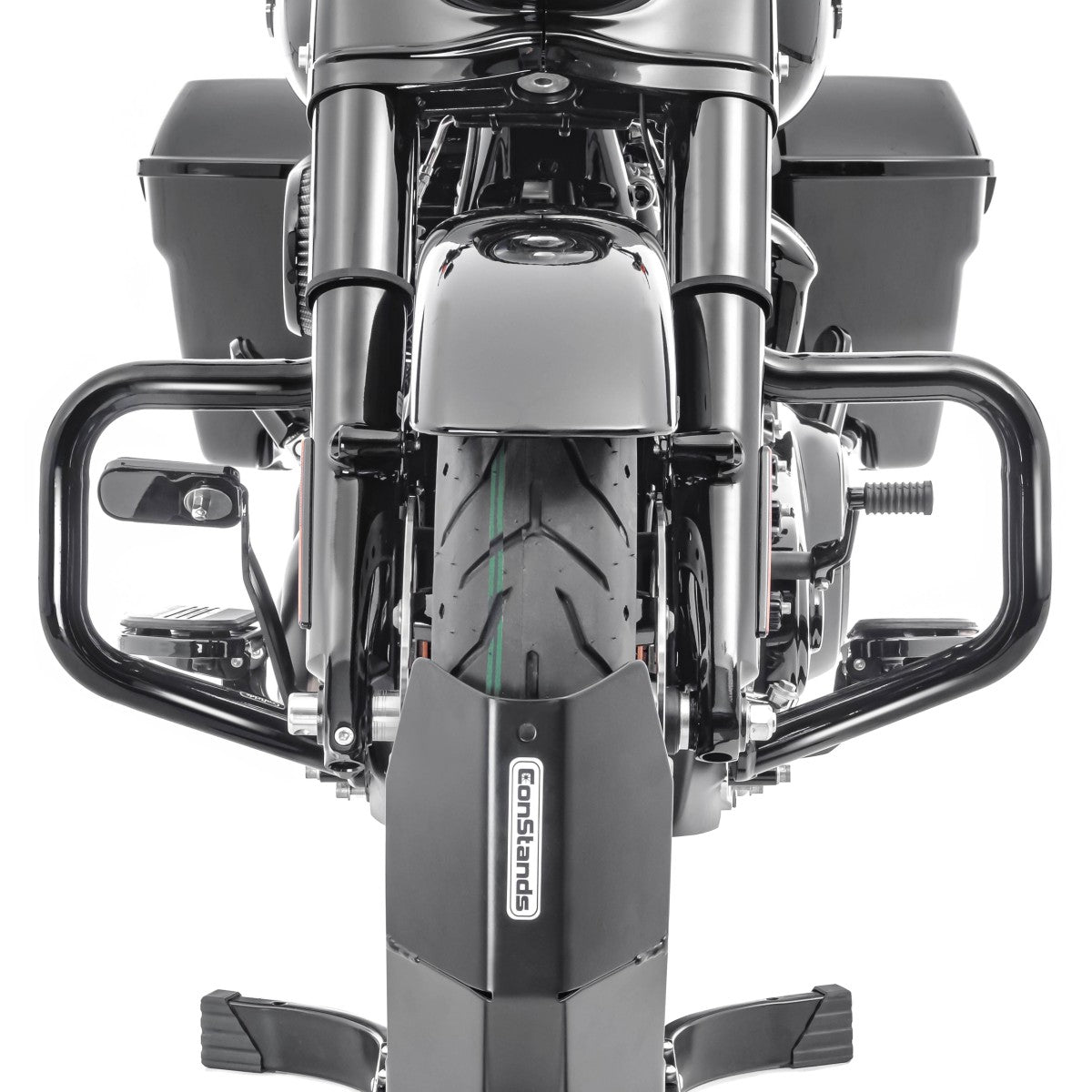 Crash bar pentru Harley Davidson Touring 09-23, Negru Protectie motor