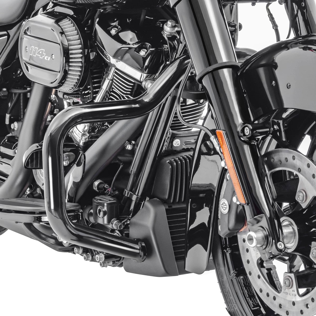 Crash bar pentru Harley Davidson Touring 09-23, Negru Protectie motor