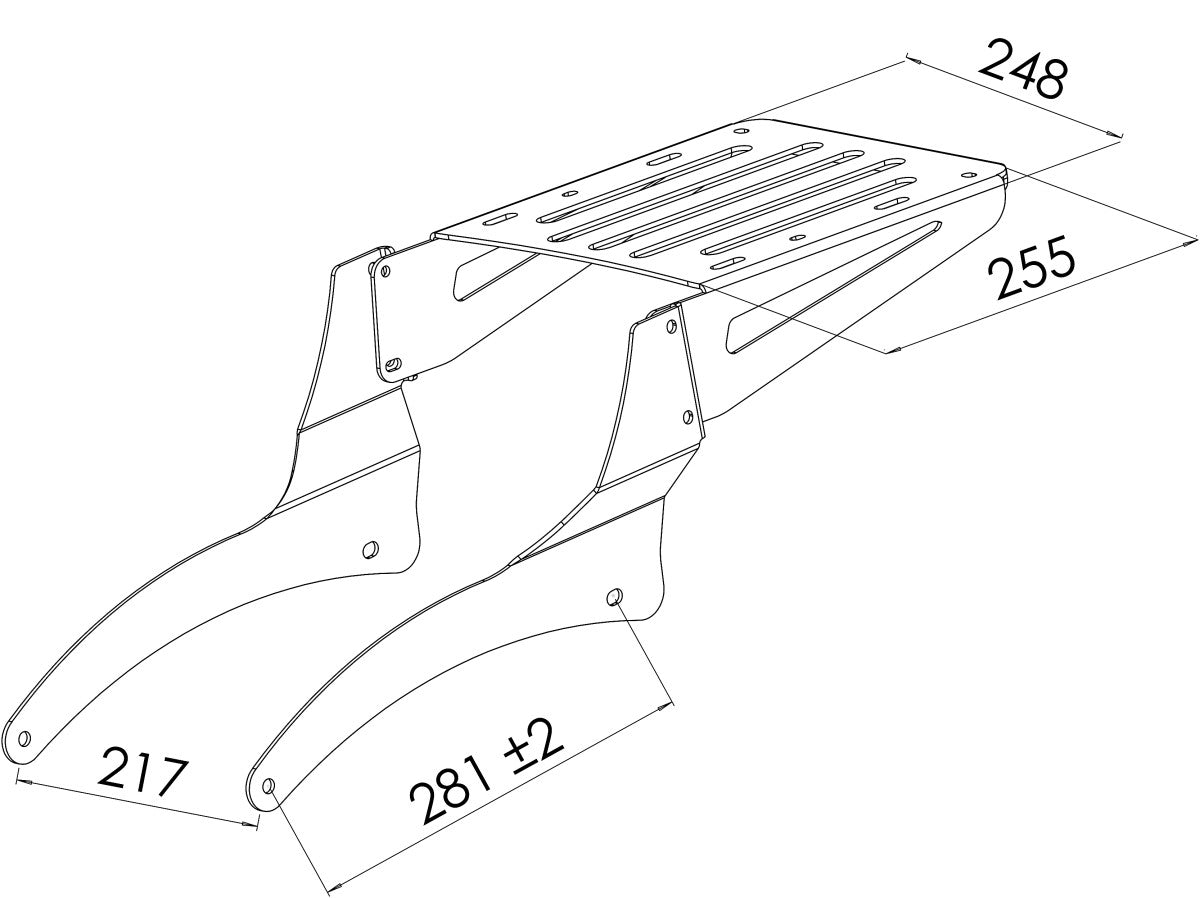 Portbagaj+ST Indian Scout/Sixty 15-23 DK641