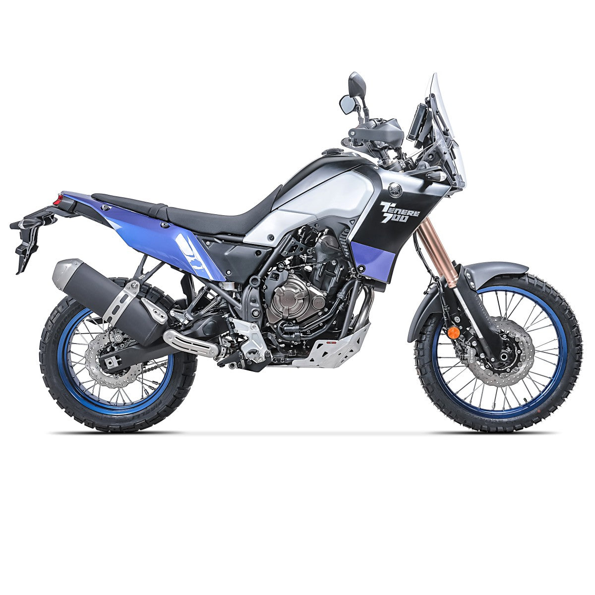 Scut de protectie pentru Yamaha Tenere 700 19-20 - Protectie galeria de evacuare din aluminiu