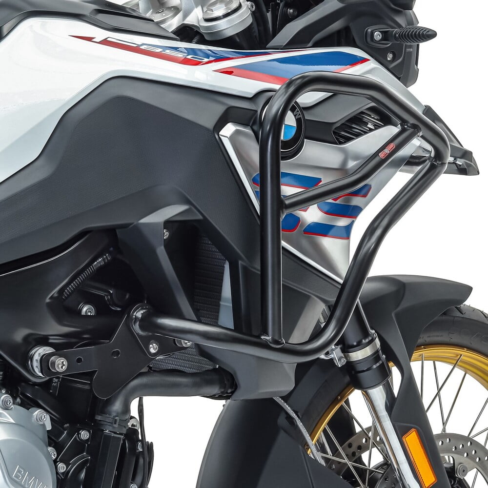 Crash bar pentru BMW F 750 GS / BMW F 850 GS 18-21 Partea superioară, Negru Protectie motor