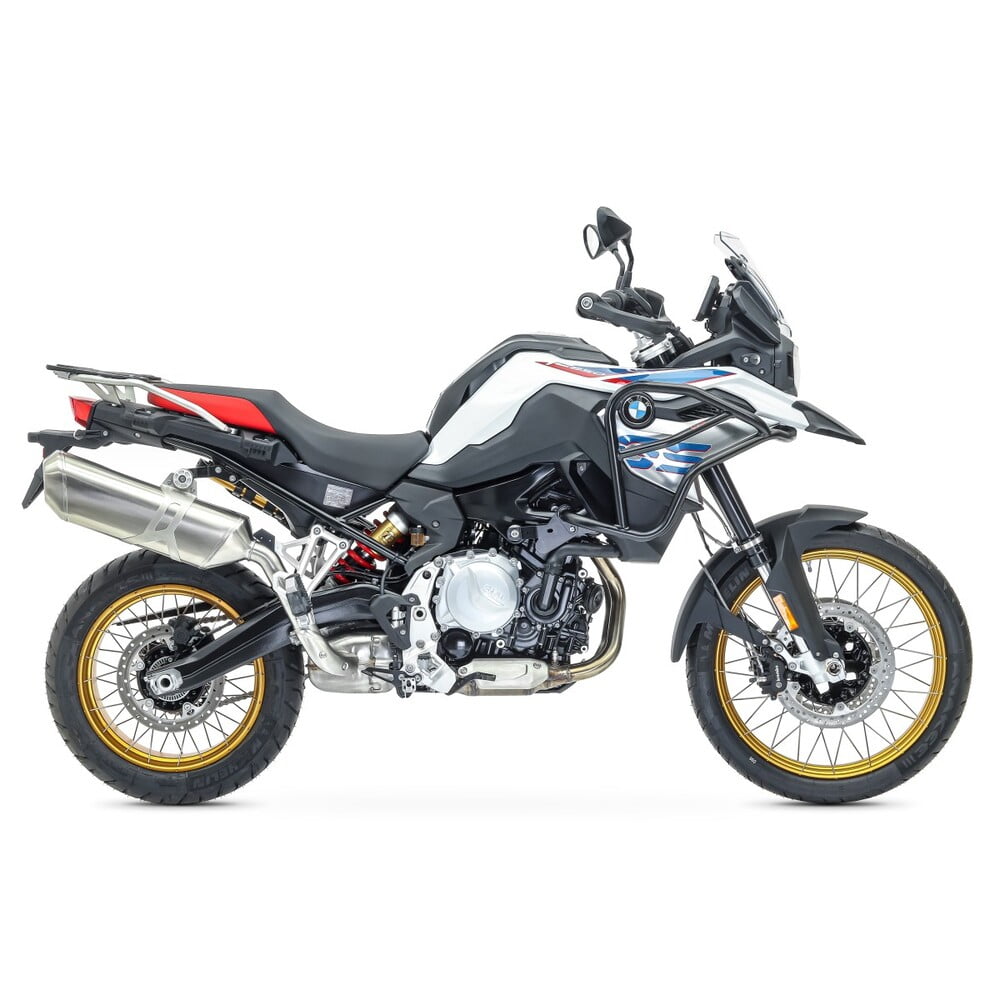 Crash bar pentru BMW F 750 GS / BMW F 850 GS 18-21 Partea superioară, Negru Protectie motor