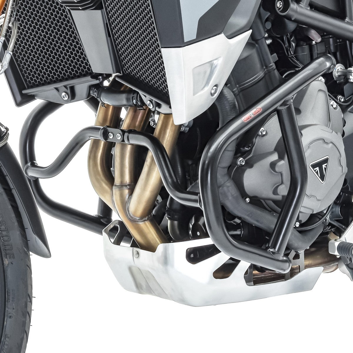 Crash bar pentru Triumph Tiger 900 / GT / Rally 20-24, Partea inferioara, Negru Protectie motor