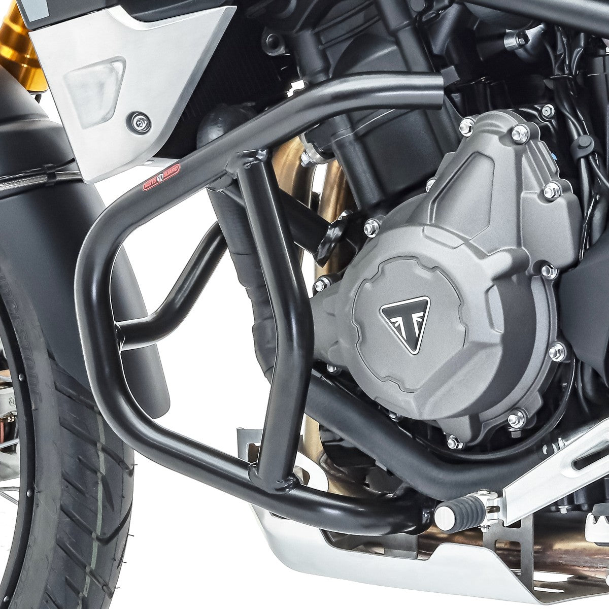 Crash bar pentru Triumph Tiger 900 / GT / Rally 20-24, Partea inferioara, Negru Protectie motor