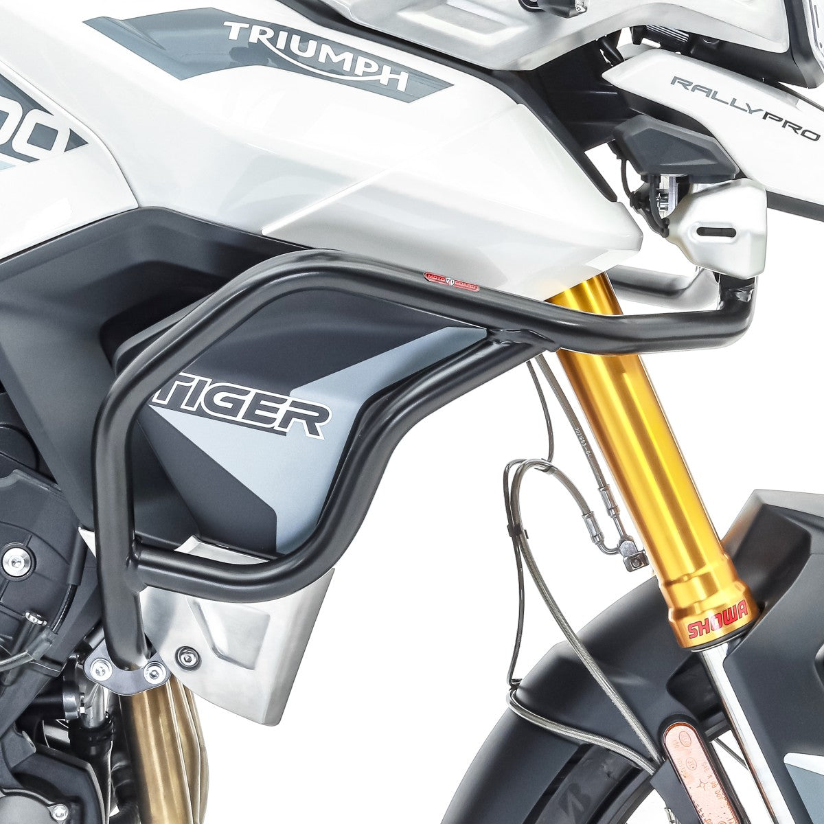 Crash bar pentru Triumph Tiger 900 / GT / Rally 20-24, Partea superioara, Negru Protectie motor