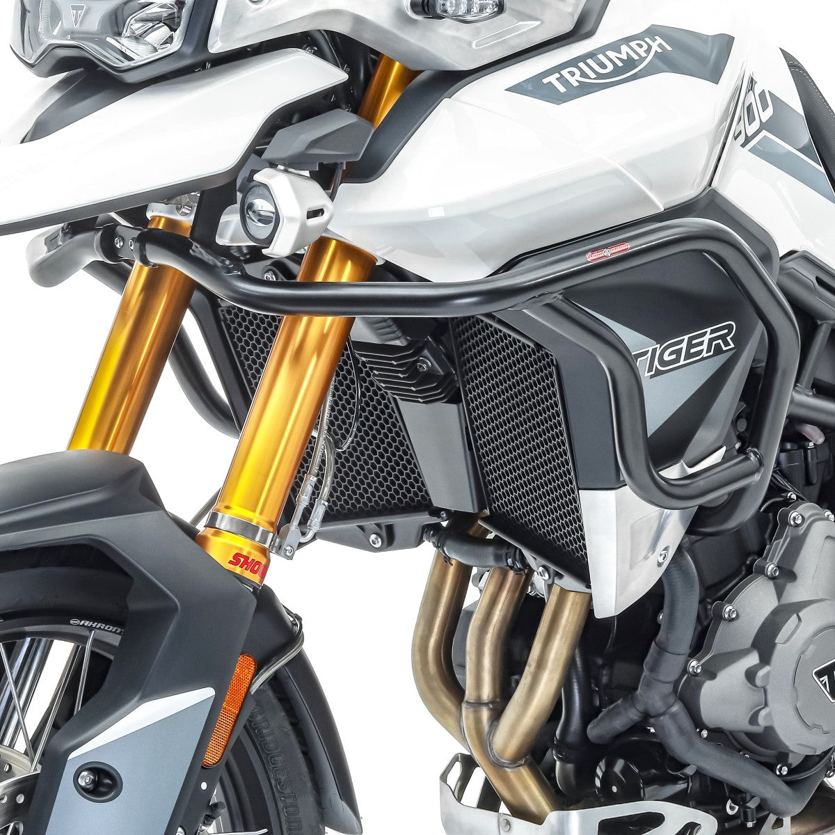 Crash bar pentru Triumph Tiger 900 / GT / Rally 20-24, Partea superioara, Negru Protectie motor