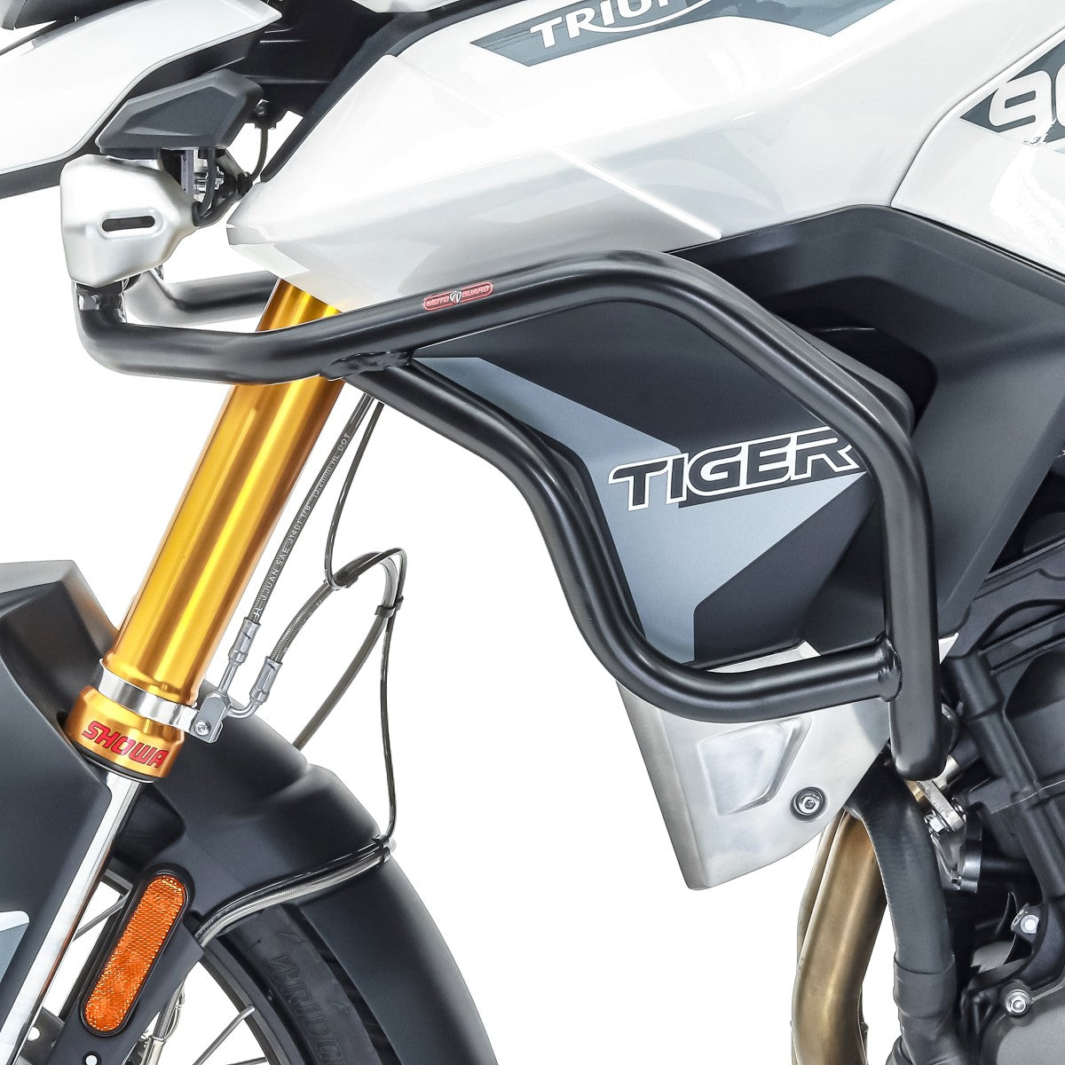 Crash bar pentru Triumph Tiger 900 / GT / Rally 20-24, Partea superioara, Negru Protectie motor