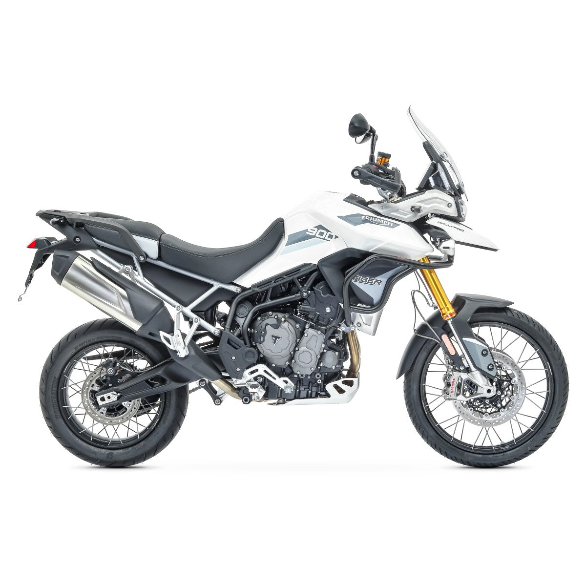 Crash bar pentru Triumph Tiger 900 / GT / Rally 20-24, Partea superioara, Negru Protectie motor