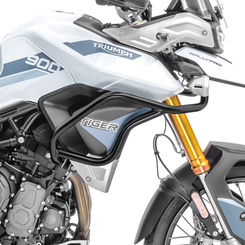 Crash bar pentru Triumph Tiger 900 / GT / Rally 20-24, Partea superioara, Negru Protectie motor