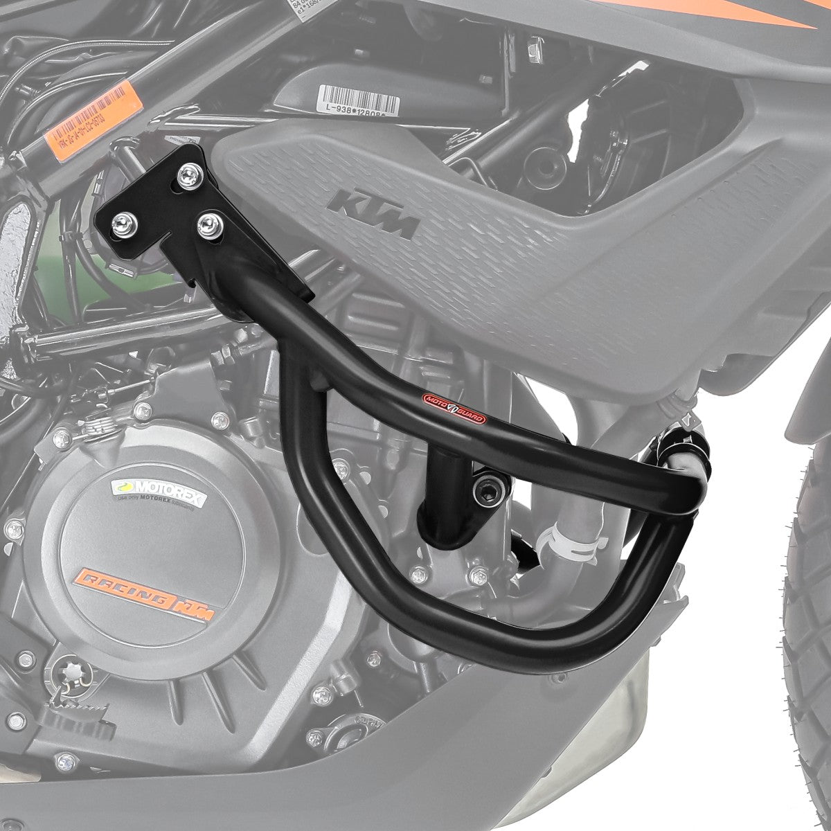 Crash bar pentru KTM 390 Adventure 20-23, Partea inferioara, Negru Protectie motor