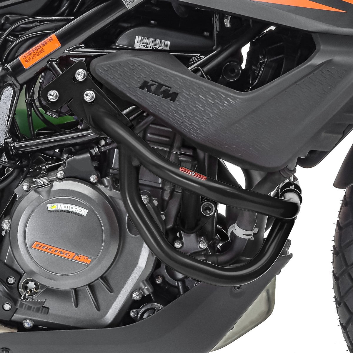 Crash bar pentru KTM 390 Adventure 20-23, Partea inferioara, Negru Protectie motor
