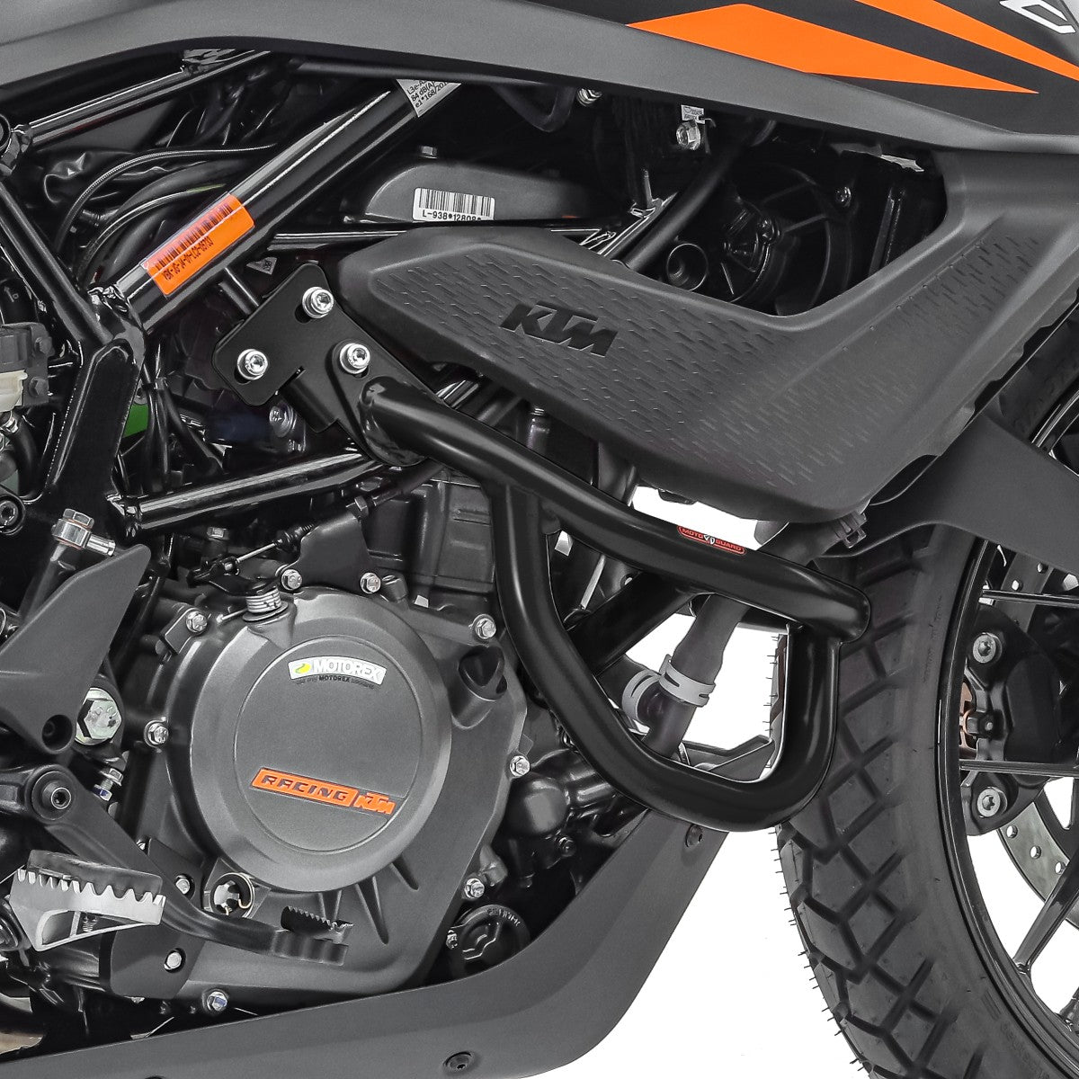 Crash bar pentru KTM 390 Adventure 20-23, Partea inferioara, Negru Protectie motor