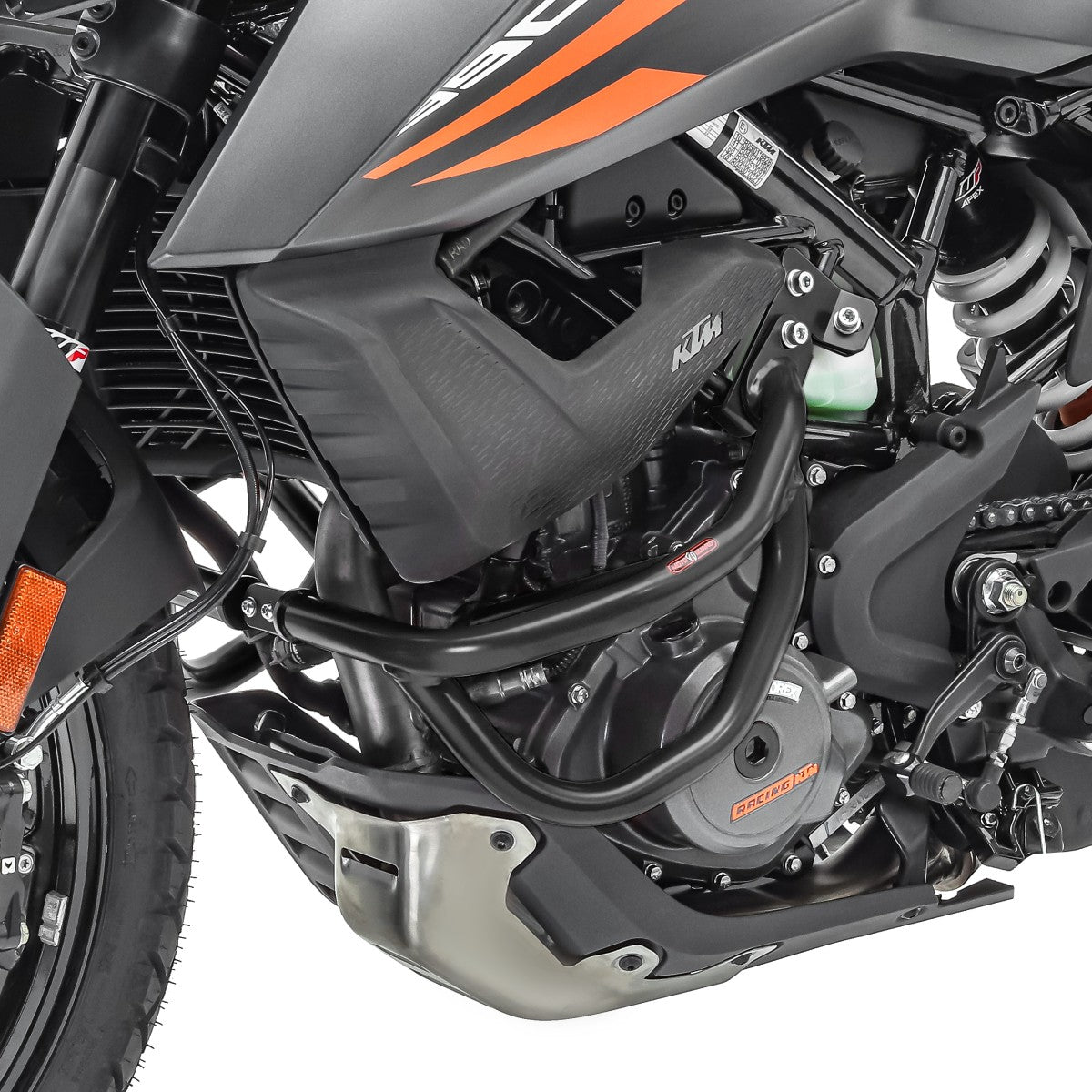 Crash bar pentru KTM 390 Adventure 20-23, Partea inferioara, Negru Protectie motor