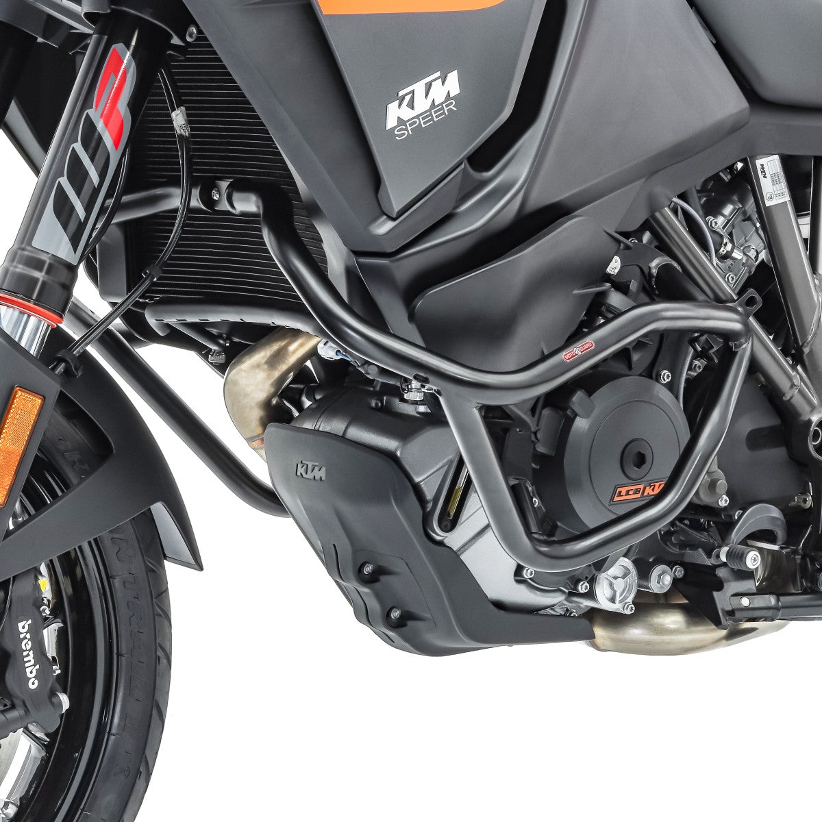 Crash bar pentru KTM Super Adventure 15-20, Partea interioara, Negru Protectie motor