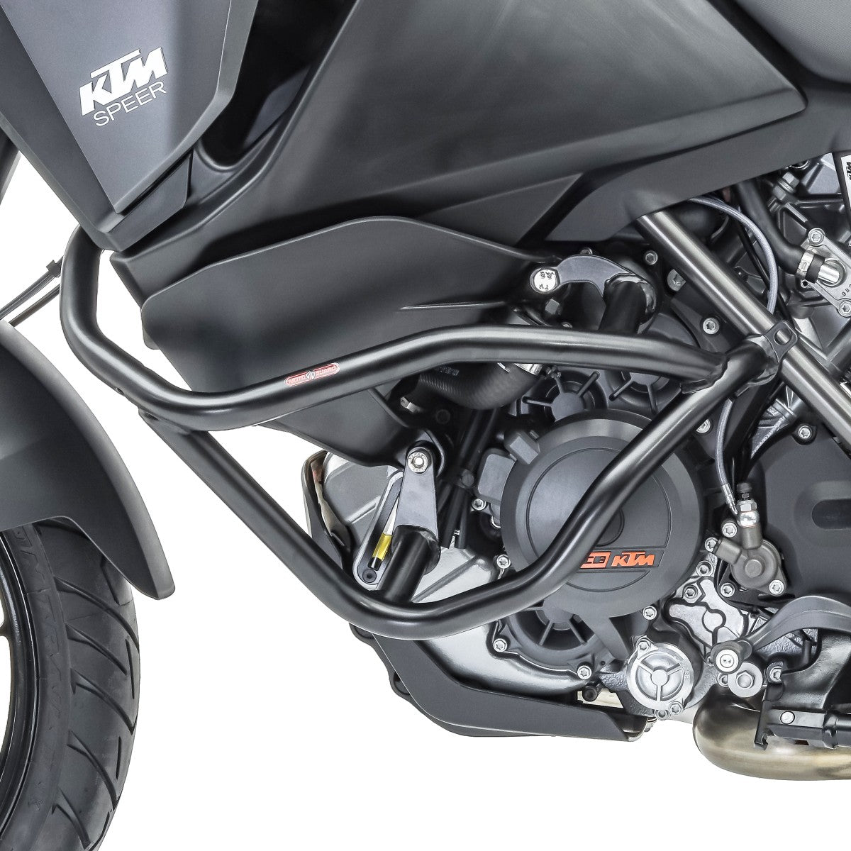 Crash bar pentru KTM Super Adventure 15-20, Partea interioara, Negru Protectie motor