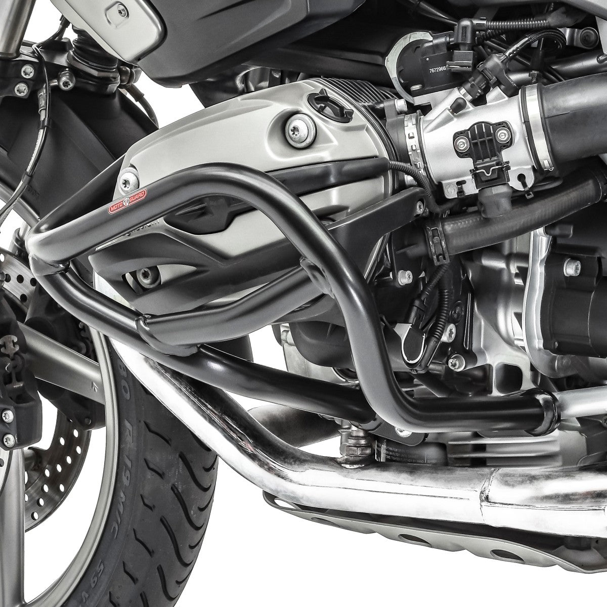 Crash bar pentru BMW R 1200 GS 04-12, Negru Protectie motor