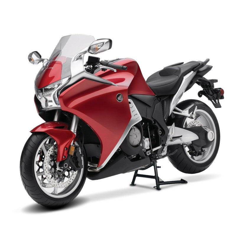 Cric central negru montat pe Honda VFR 1200 F 2010-2016