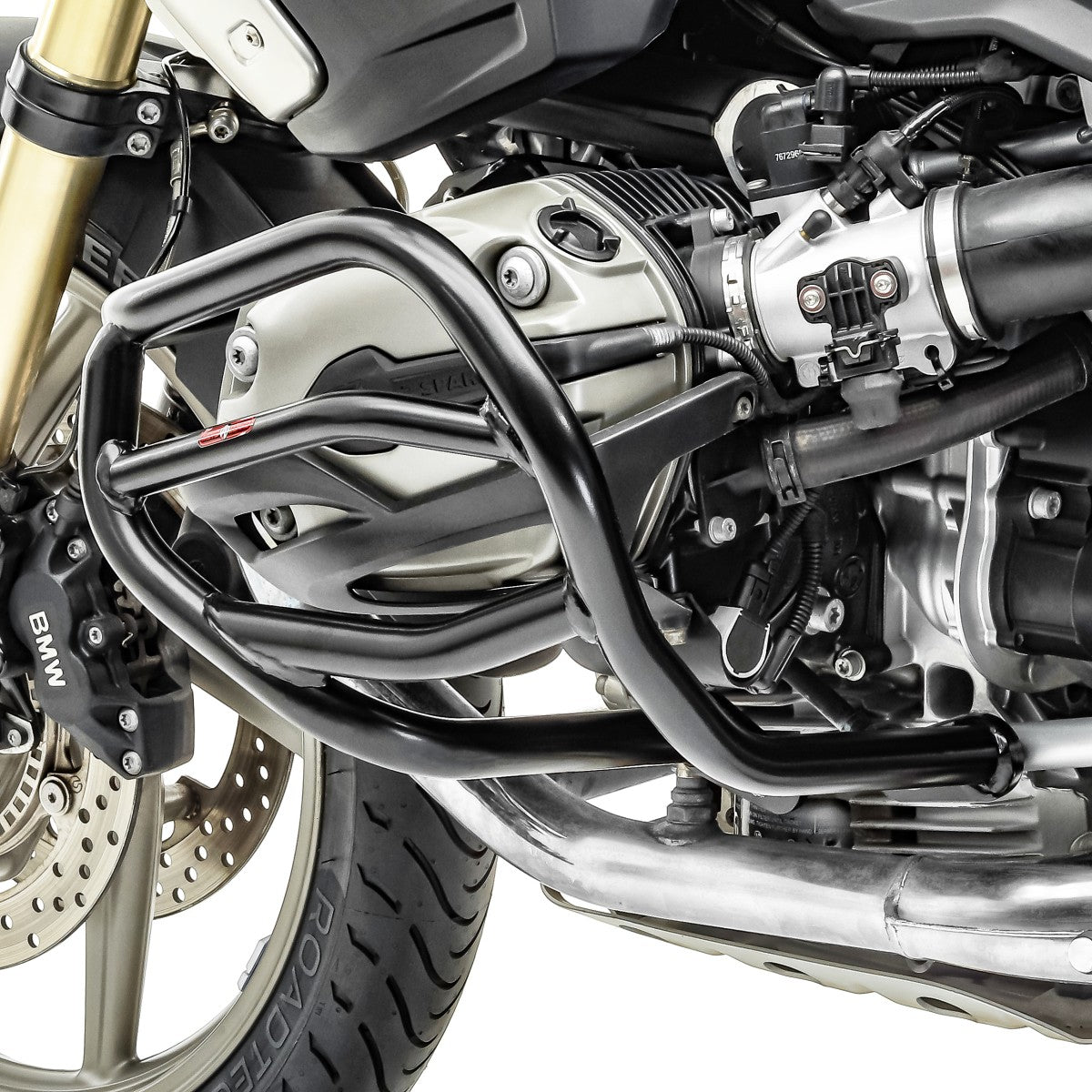 Crash bar pentru BMW R 1200 GS 04-12, Partea inferioara, Negru Protectie motor