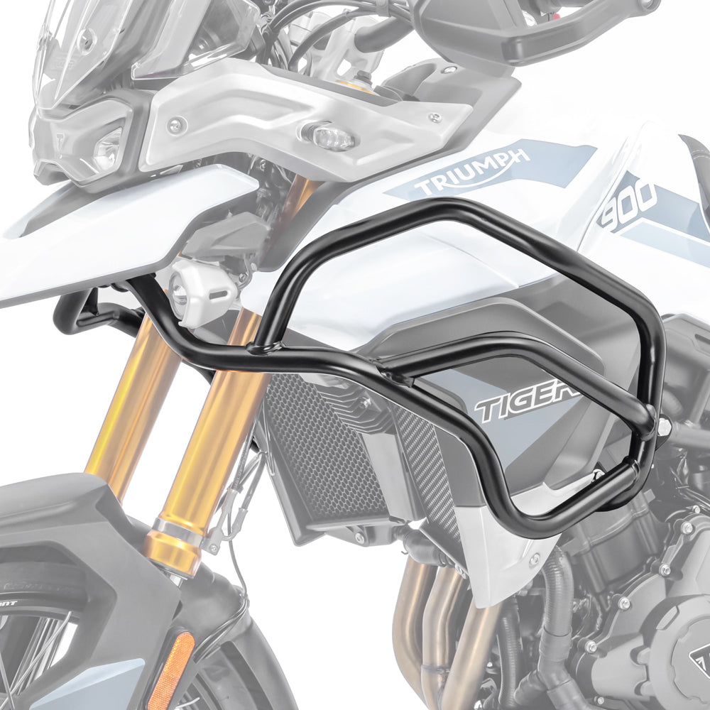 Crash bar pentru Triumph Tiger 900 / GT / Rally 20-23, Partea de sus, Negru Protectie motor