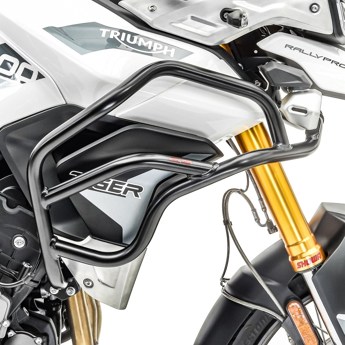 Crash bar pentru Triumph Tiger 900 / GT / Rally 20-23, Partea de sus, Negru Protectie motor