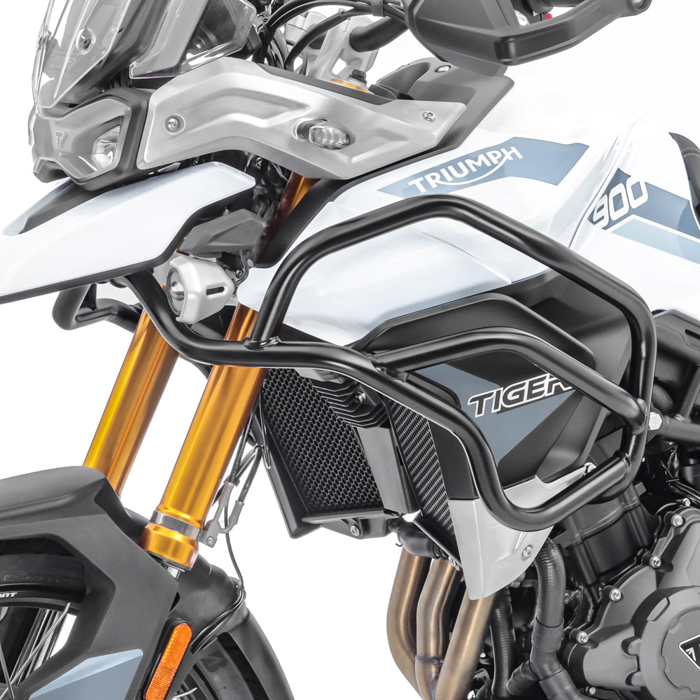 Crash bar pentru Triumph Tiger 900 / GT / Rally 20-23, Partea de sus, Negru Protectie motor