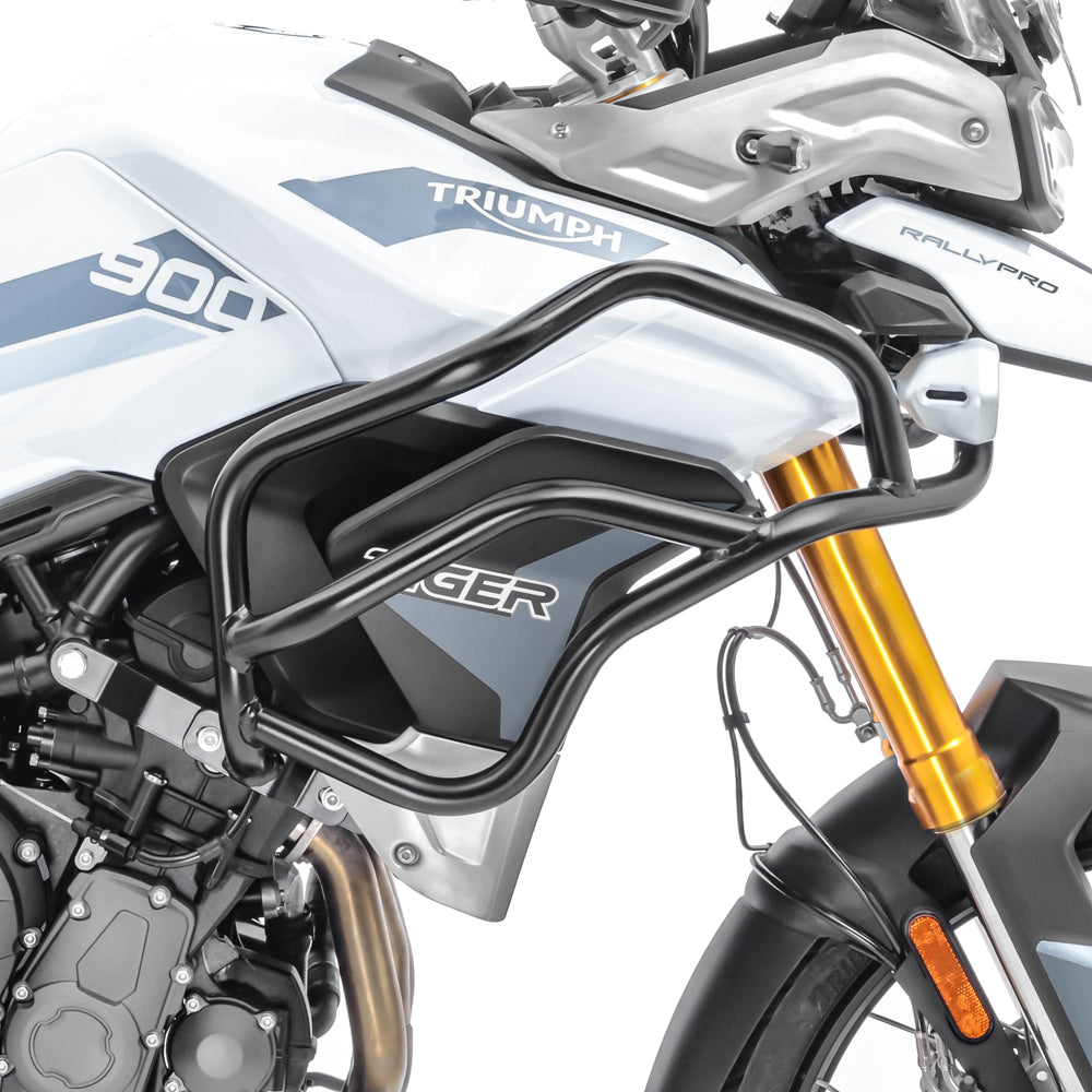 Crash bar pentru Triumph Tiger 900 / GT / Rally 20-23, Partea de sus, Negru Protectie motor