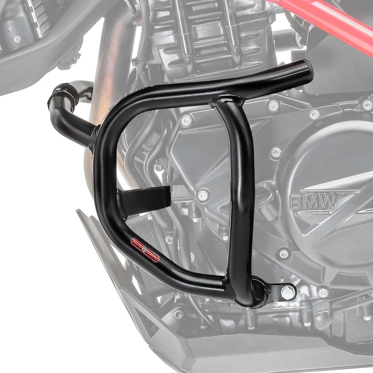 Crash bar pentru BMW F 800 GS 08-17, Partea inferioara, Negru Protectie motor