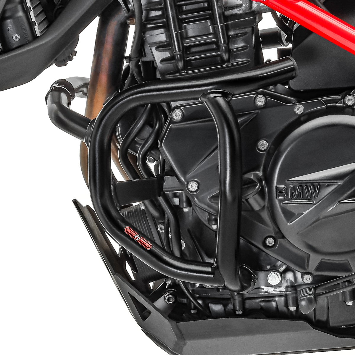 Crash bar pentru BMW F 800 GS 08-17, Partea inferioara, Negru Protectie motor