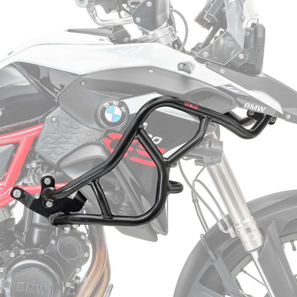 Crash bar pentru BMW F 800 GS 08-17 Negru Protectie motor