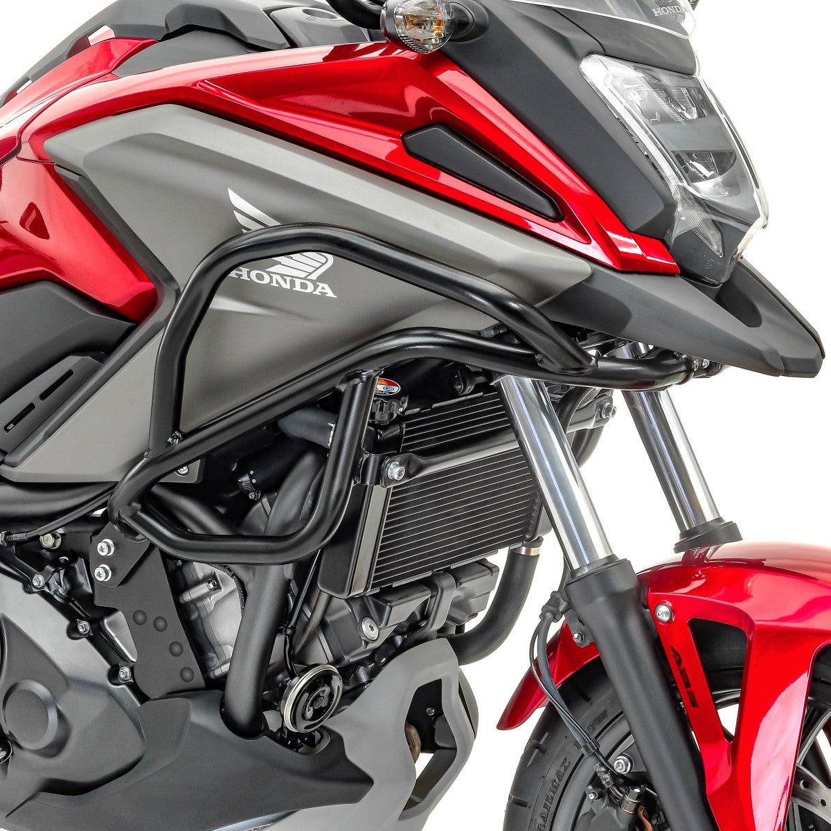 Crash bar, model L, pentru Honda NC 750 X / 700 X 12-20, Partea superioara, Negru Protectie motor