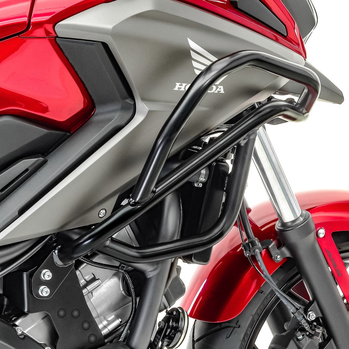 Crash bar, model L, pentru Honda NC 750 X / 700 X 12-20, Partea superioara, Negru Protectie motor