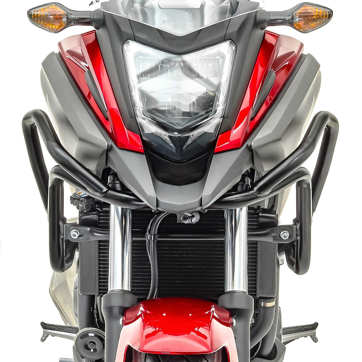 Crash bar, model L, pentru Honda NC 750 X / 700 X 12-20, Partea superioara, Negru Protectie motor