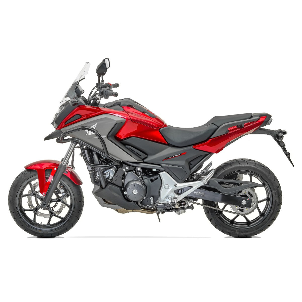 Crash bar, model L, pentru Honda NC 750 X / 700 X 12-20, Partea superioara, Negru Protectie motor