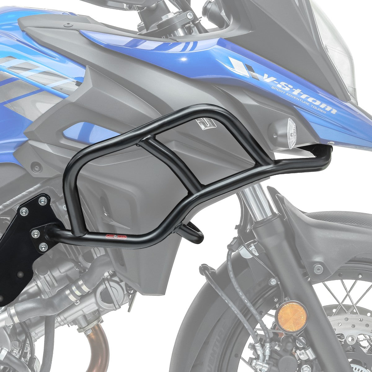 Crash bar + cric central set pentru Suzuki V-Strom 650 / XT 17-24, Negru