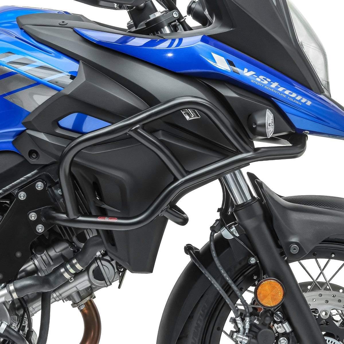 Crash bar + cric central set pentru Suzuki V-Strom 650 / XT 17-24, Negru