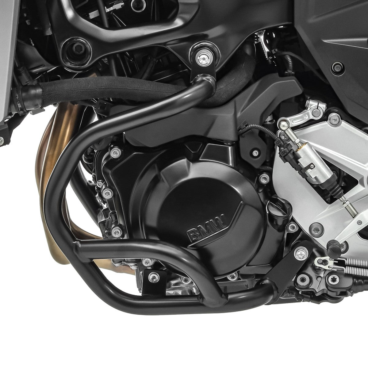 Crash bar pentru BMW F 900 R / XR 20-23, Partea inferioara, Negru Protectie motor