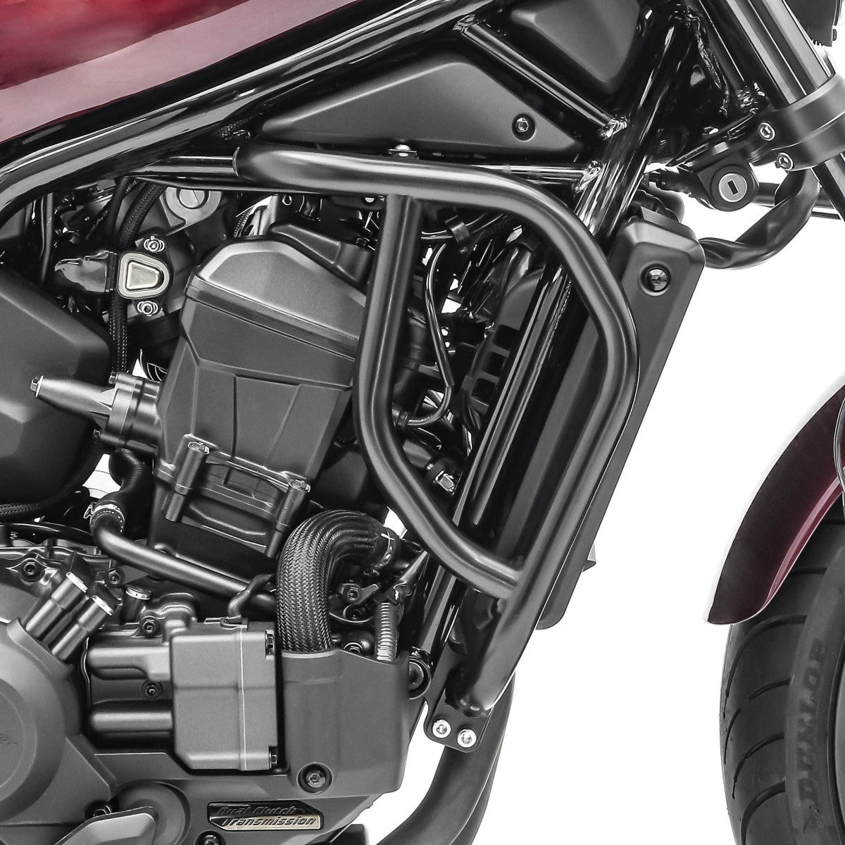 Crash bar pentru Honda Rebel 1100 CMX 21-24, Partea Superioara, Negru Protectie motor