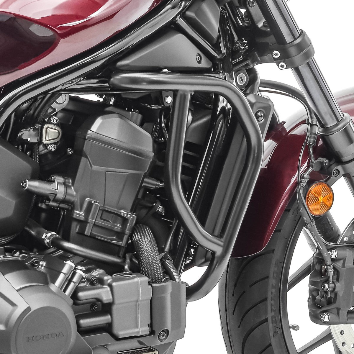 Crash bar pentru Honda Rebel 1100 CMX 21-24, Partea Superioara, Negru Protectie motor