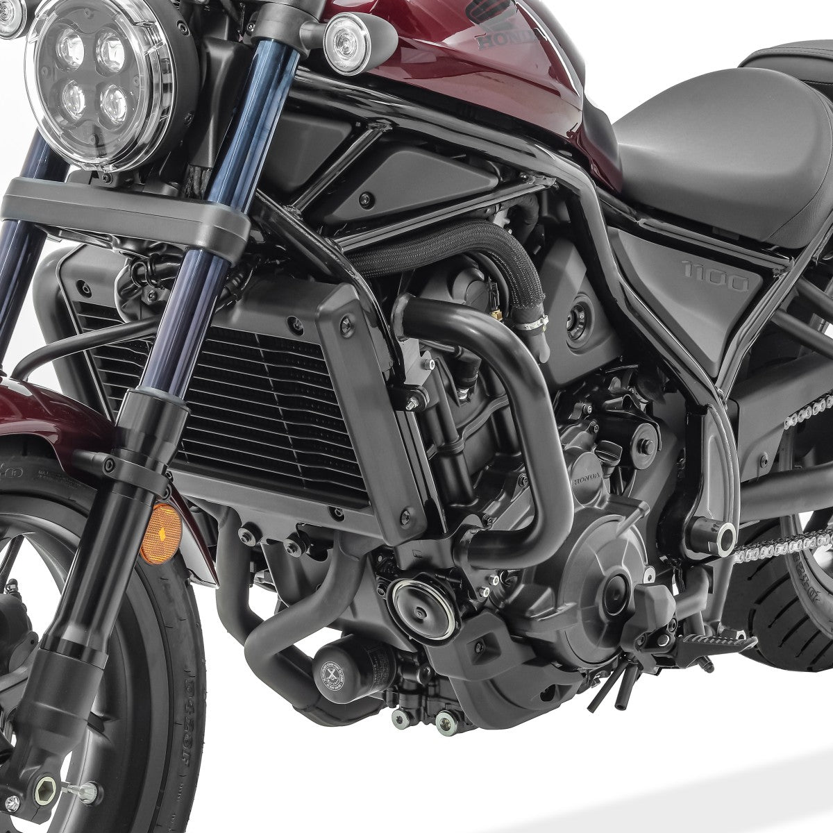 Crash bar pentru Honda Rebel 1100 2021, Negru Protectie motor
