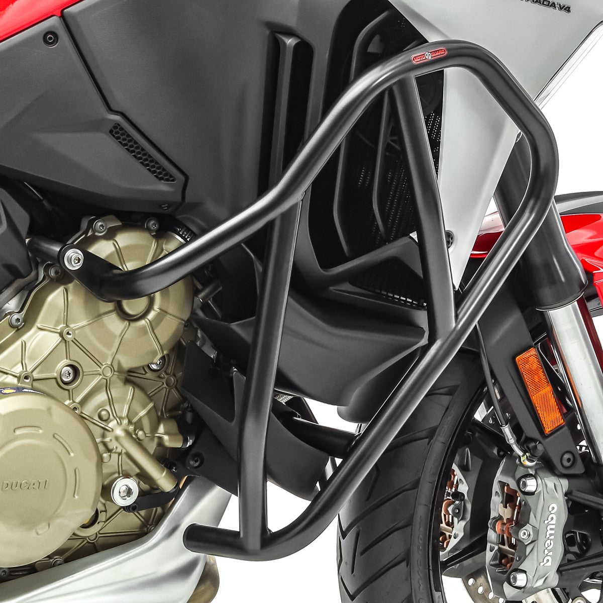 Crash bar pentru Ducati Multistrada V4 / S 2021, Negru Protectie motor