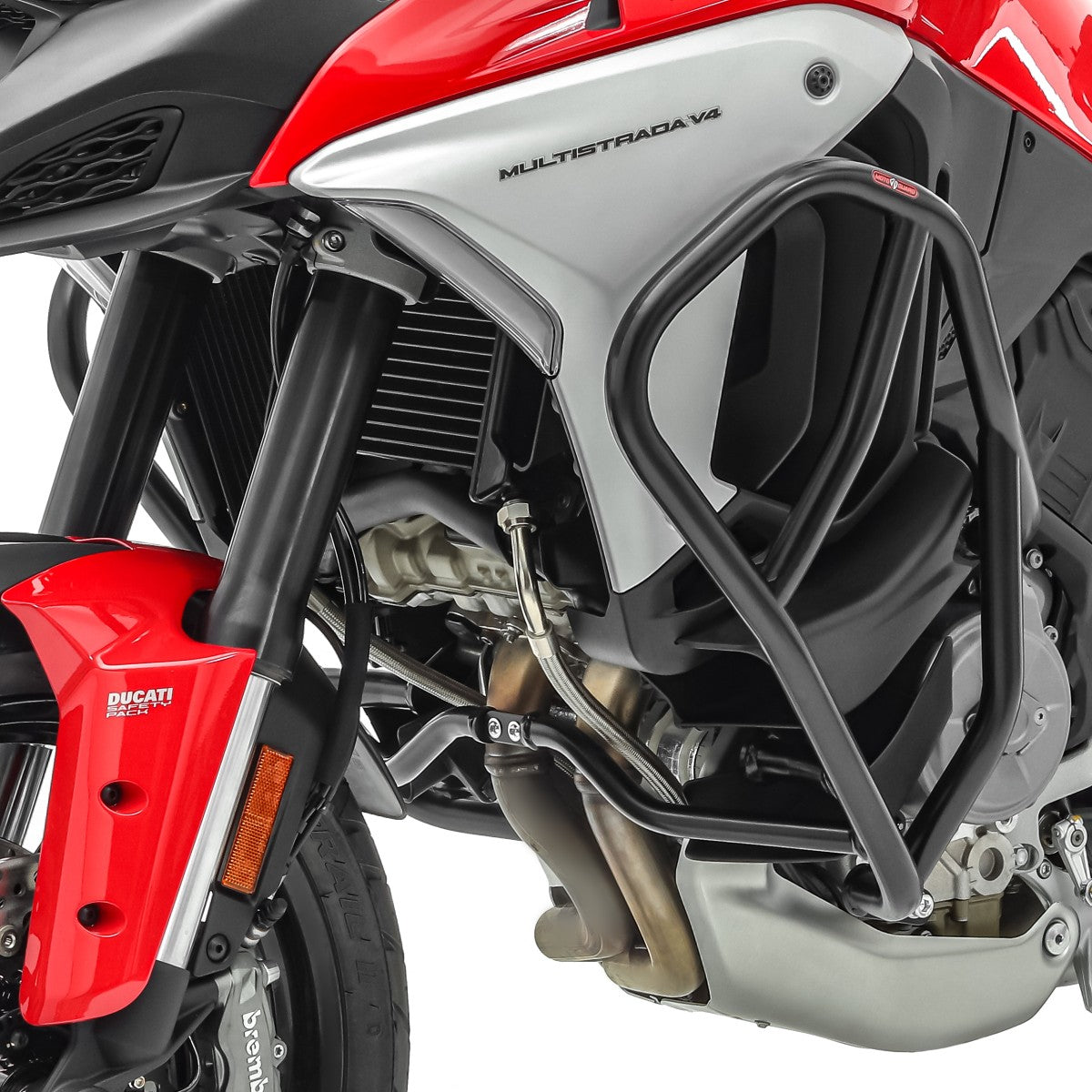 Crash bar pentru Ducati Multistrada V4 / S 2021, Negru Protectie motor