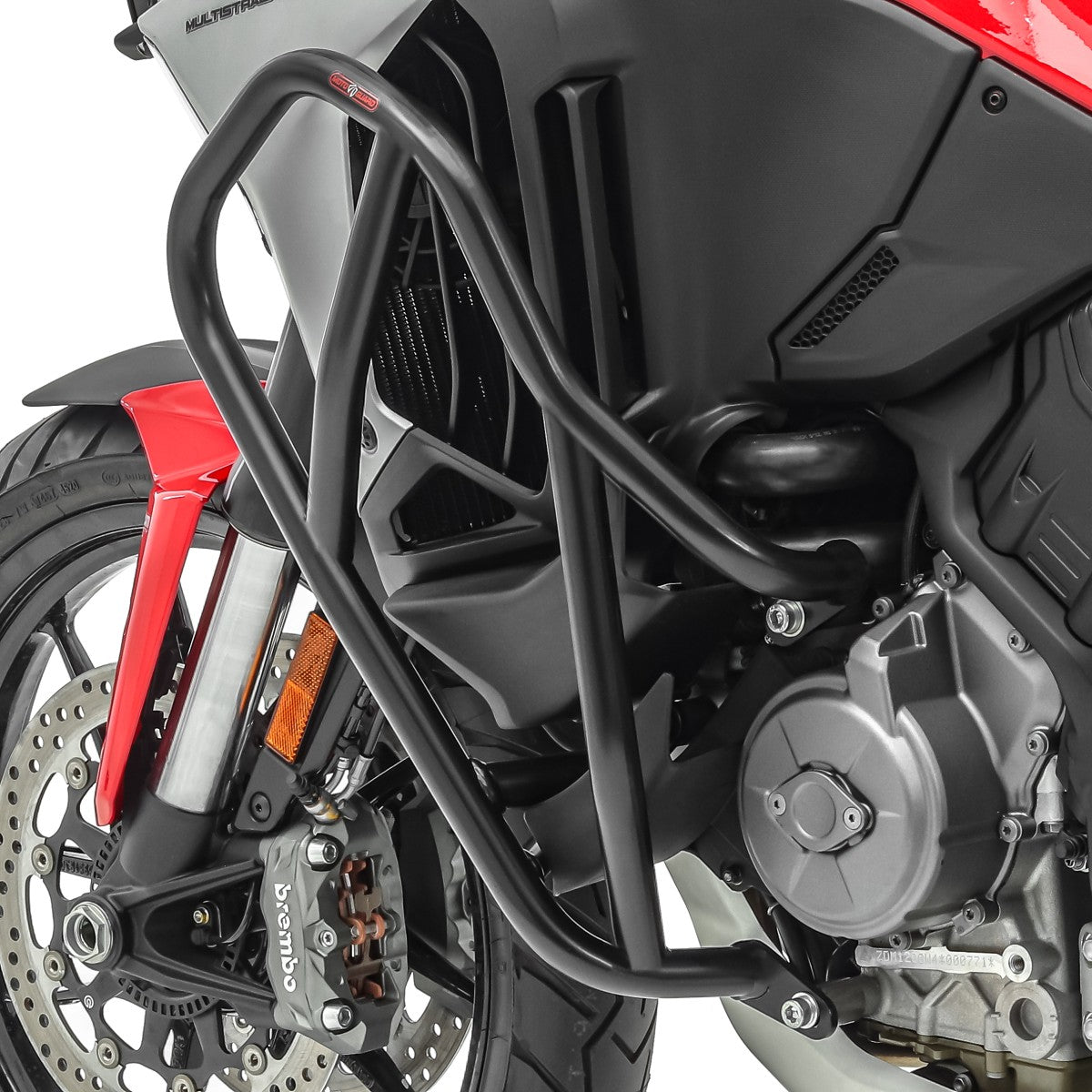 Crash bar pentru Ducati Multistrada V4 / S 2021, Negru Protectie motor