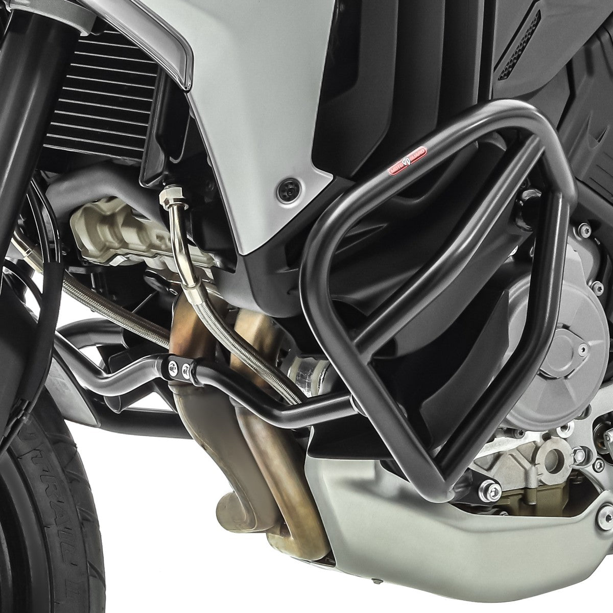 Crash bar pentru Ducati Multistrada V4 / S 21-, Partea Inferioara, Negru Protectie motor