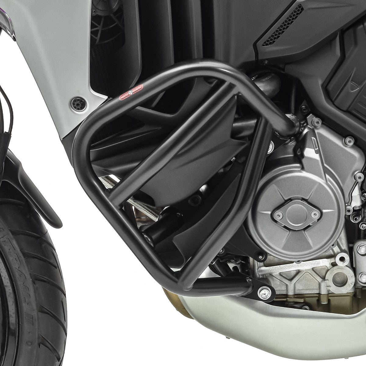 Crash bar pentru Ducati Multistrada V4 / S 21-, Partea Inferioara, Negru Protectie motor