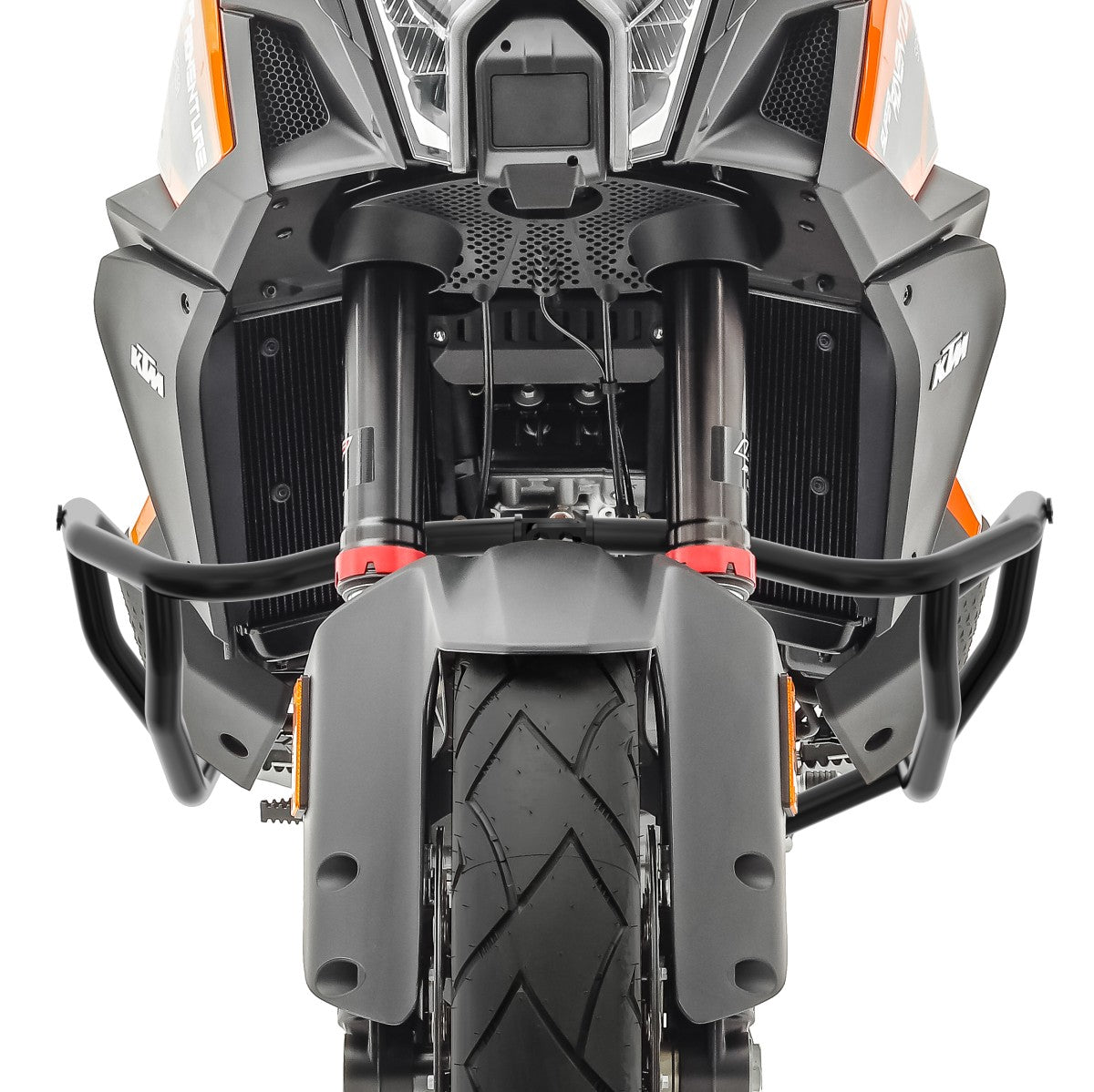 Crash bar pentru KTM 1290 Super Adventure S / R 21-24, Partea inferioara, Negru Protectie motor