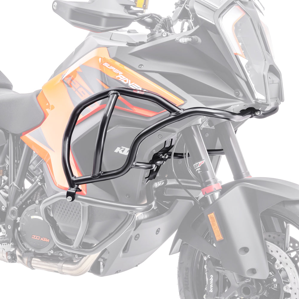 Crash bar pentru KTM 1290 Super Adventure S / R 21-24, Partea superioara, Negru Protectie motor