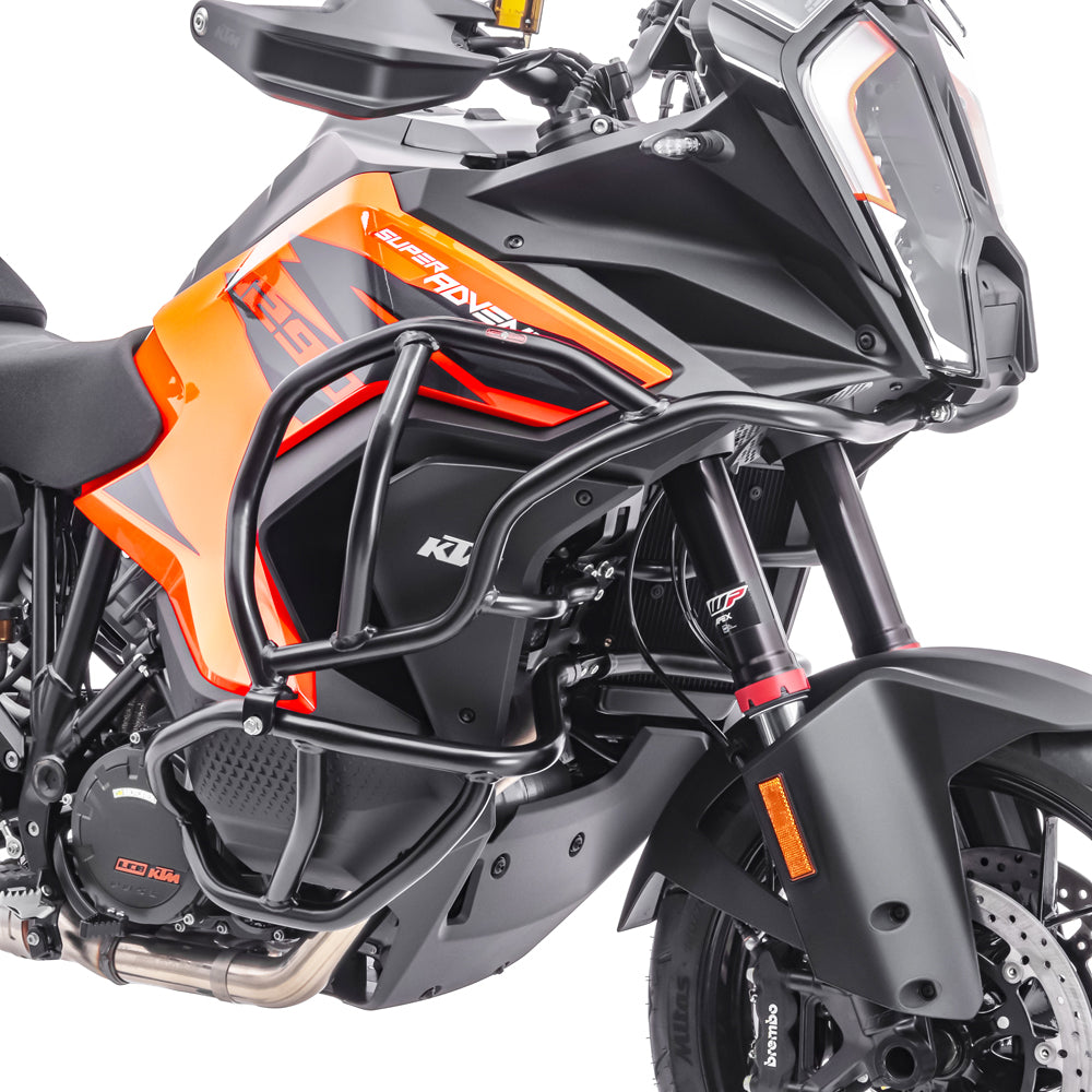 Crash bar pentru KTM 1290 Super Adventure S / R 21-24, Partea superioara, Negru Protectie motor
