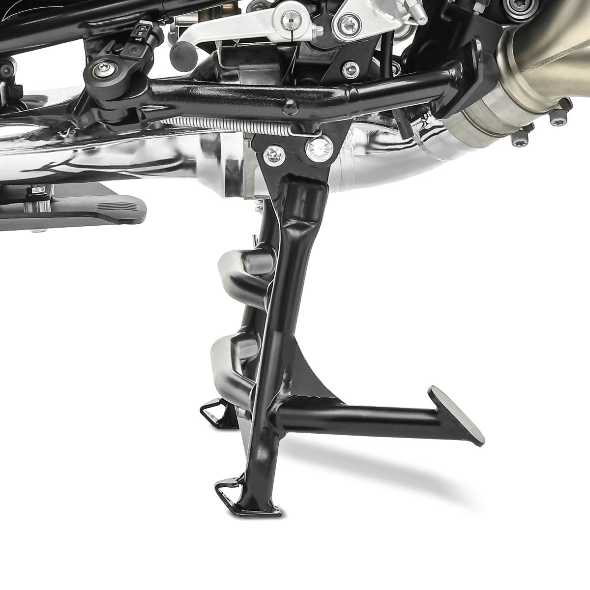 Cric central negru montat pe BMW R NineT 2014-2021